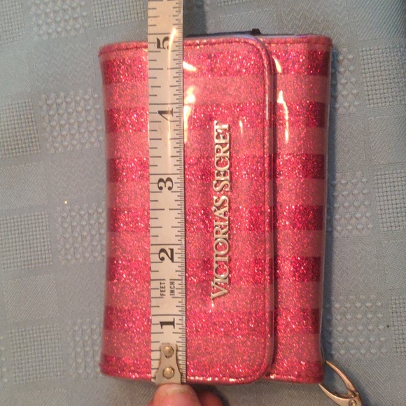 ⭐ 2 / $12 Victoria's secret striped pink clutter clutch (iphone 4/5) - Picture 11 of 16